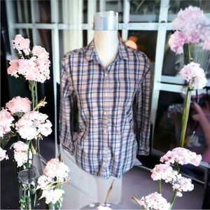 Old Navy Girls Plaid Button Down Tunic